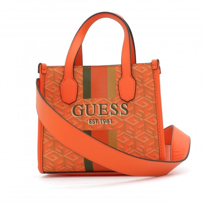 GUESS GUESS Silvana Orange Mini Crossbody Bag 