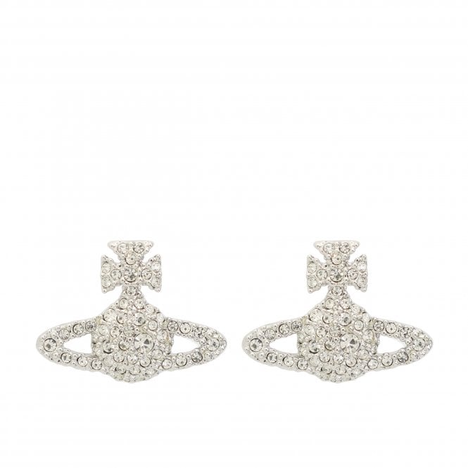 VIVIENNE WESTWOOD VIVIENNE WESTWOOD Grace Bas Relief Silver Earrings 