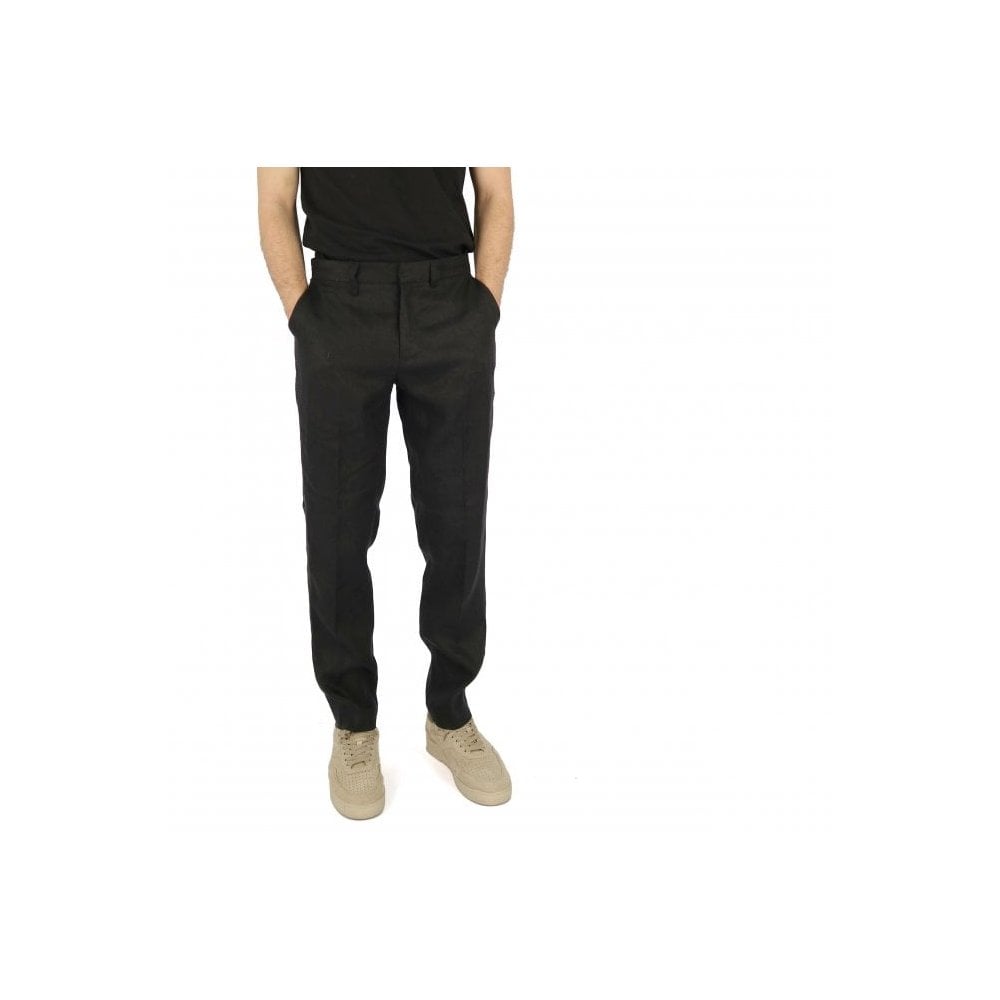 WAX LONDON Fintry Black Linen Trouser - Mens from PILOT UK